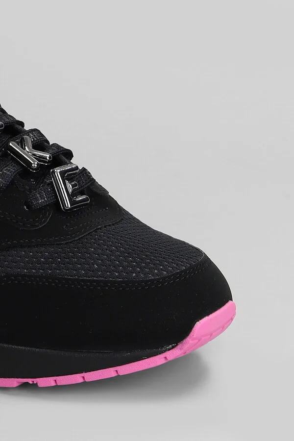 Air Max 1 Prm Sneakers In Black Suede And Fabric - Image 5