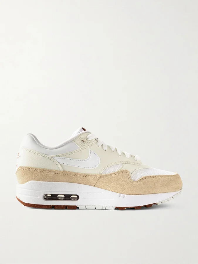 Air Max 1 SC Suede, Mesh and Leather Sneakers