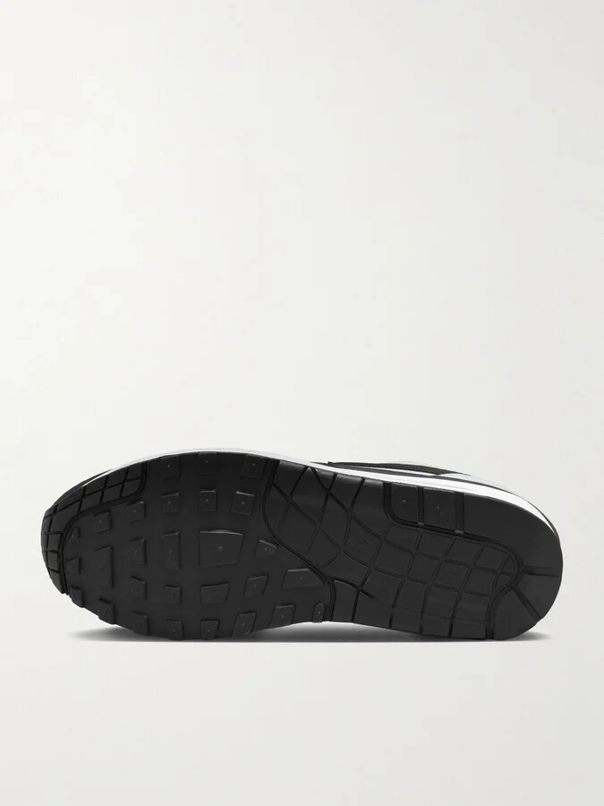 Air Max 1 Suede, Mesh and Leather Sneakers - Image 2