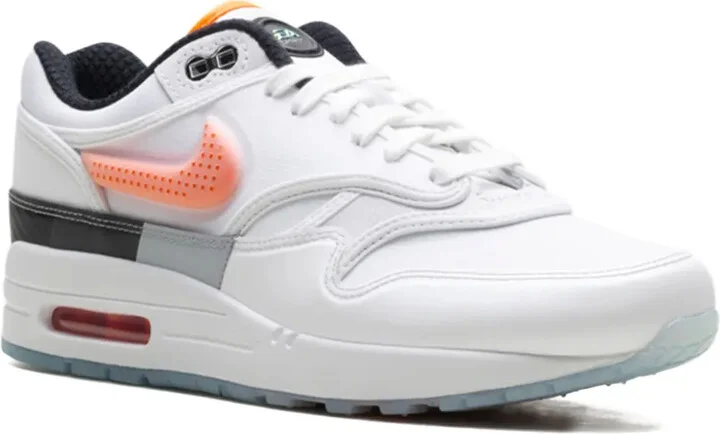 Air Max 1 "White/Hyper Crimson/Black" sneakers - Image 2