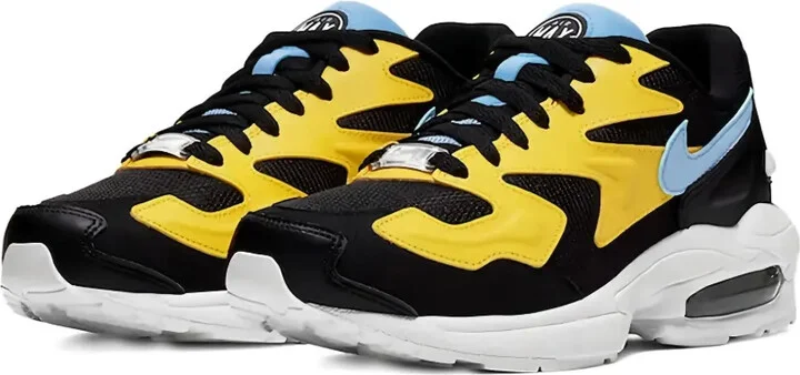 Air Max 2 Light "Yellow/Light Blue/Black" sneakers - Image 2