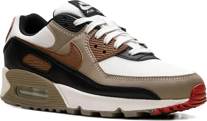 Air Max 90 "Phantom/Black/Fire Red/Light British Tan" sneakers - Image 2