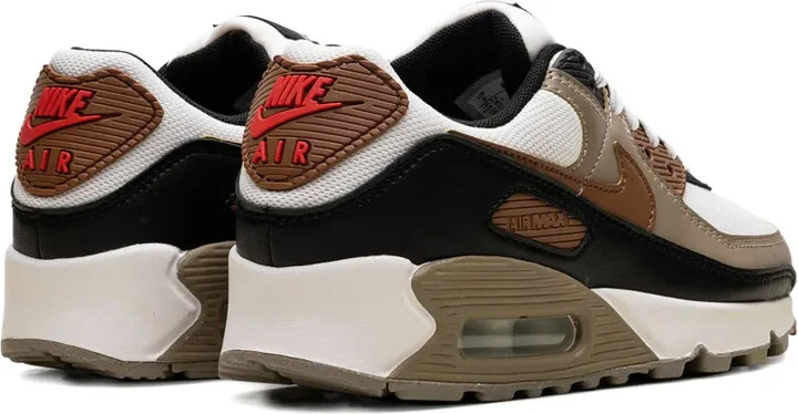 Air Max 90 "Phantom/Black/Fire Red/Light British Tan" sneakers - Image 3