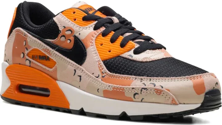 Air Max 90 Premium "Bio Beige/Safety Orange/Phantom/Black" sneakers - Image 2