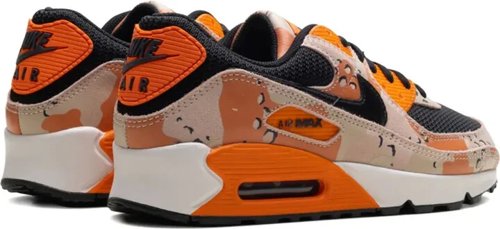 Air Max 90 Premium "Bio Beige/Safety Orange/Phantom/Black" sneakers - Image 3