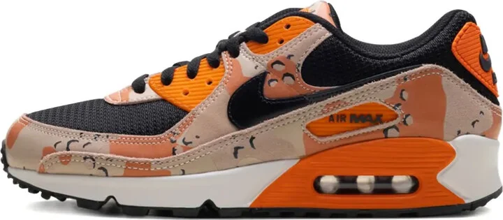 Air Max 90 Premium "Bio Beige/Safety Orange/Phantom/Black" sneakers - Image 5