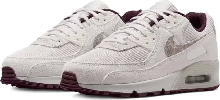 Air Max 90 PRM "Sail/Burgundy Crush" sneakers - Image 2