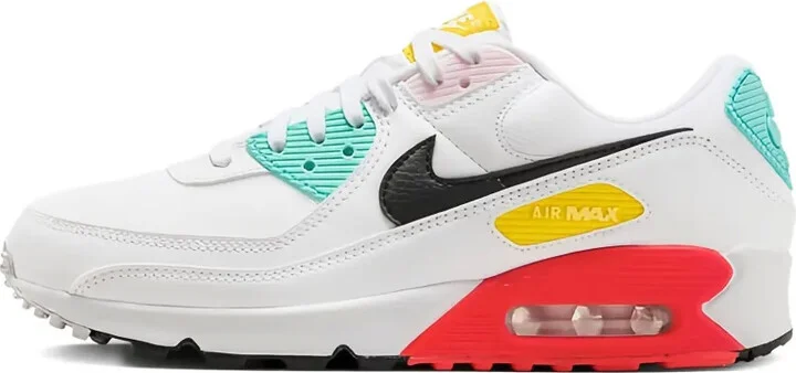 Air Max 90 "White/Black/Pink Foam/Bright Crimson" sneakers - Image 5