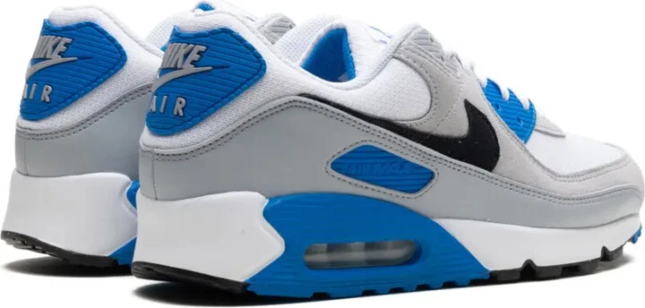 Air Max 90 "White/Photo Blue/Pure Platinum/Black" sneakers - Image 3