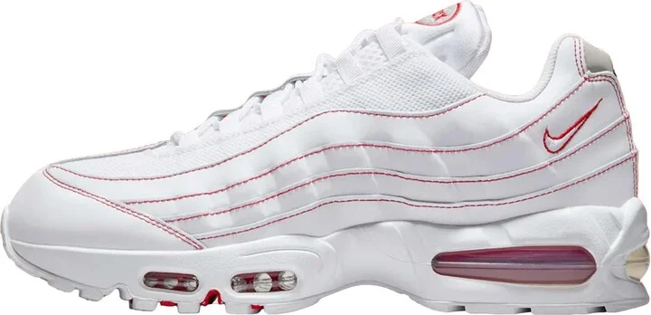 Air Max 95 OG White / White - University Red IB7936-100 Men's