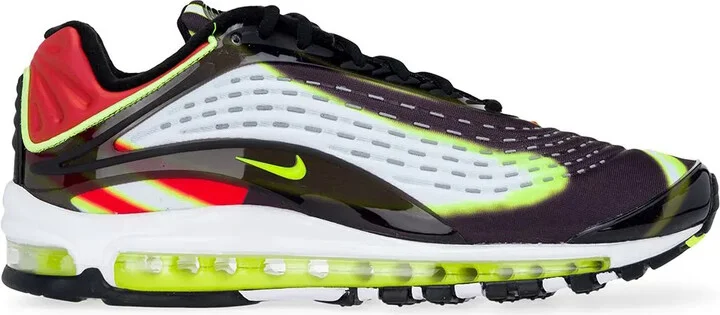 Air Max Deluxe "Volt/Habanero Red" sneakers