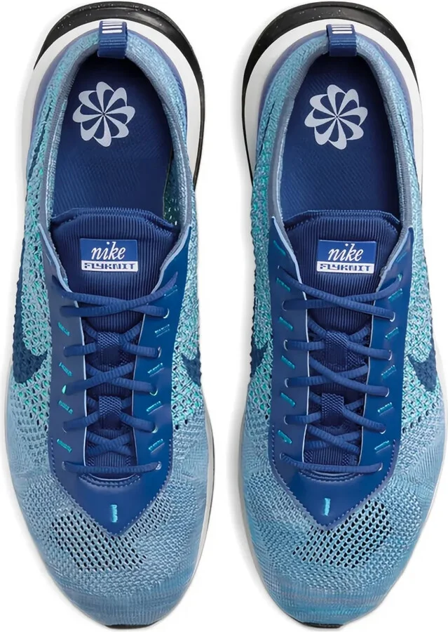 Air Max Flyknit "Deep Royal Blue/Electric Algae" sneakers - Image 4