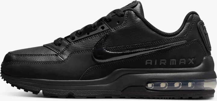 Air Max LTD 3687977-020 Sneakers Men's Black Leather Lifestyle Casual Shoes