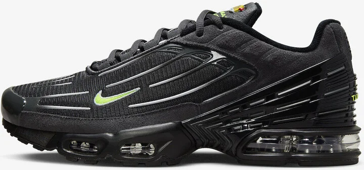 Air Max Plus 3 FQ2387-001 Sneaker Men's Black Volt Lifestyle Shoes TF657