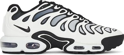 Air Max Plus Drift in White, Black, & Metallic Silver
