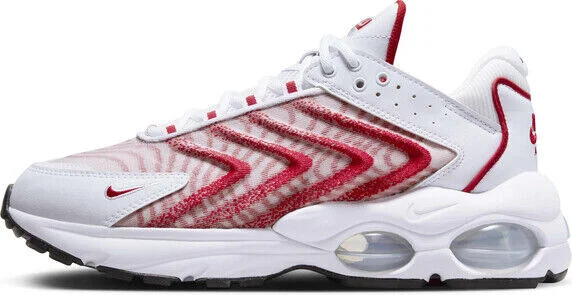 Air Max TW DQ3984-104 Sneaker Men's White Red Lace Up Casual Shoes NR8009
