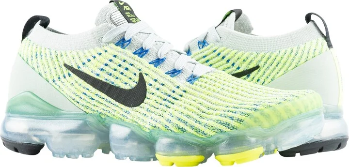 Air Max Vapormax Flyknit 3 Silver/Black-Volt Men's Running Shoes AJ6900-005