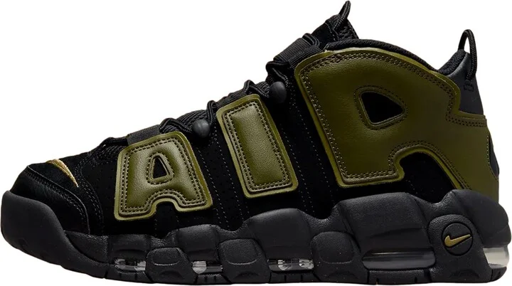 Air More Uptempo '96 Black/Rough Green-Pilgrim DH8011-001 Men's