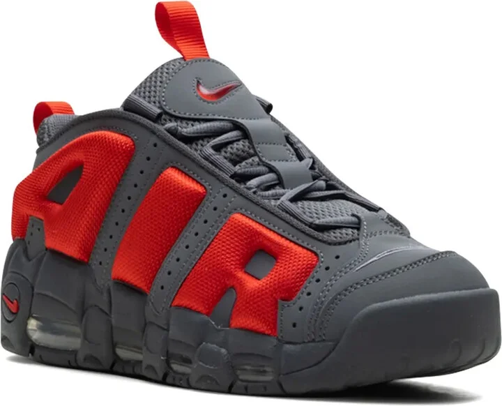 Air More Uptempo " Dark Grey/Metallic Silver/Light Crimson" sneakers - Image 2