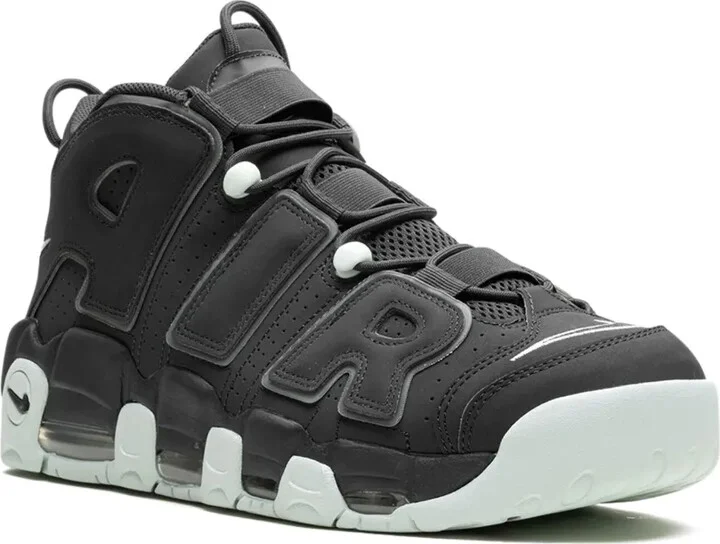 Air More Uptempo "Dark Smoke Grey/Light Smoke Grey/Barely Green" sneakers - Image 2