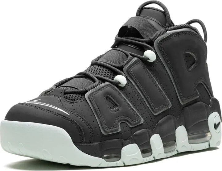 Air More Uptempo "Dark Smoke Grey/Light Smoke Grey/Barely Green" sneakers - Image 4