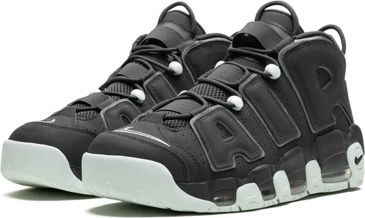 Air More Uptempo "Dark Smoke Grey/Light Smoke Grey/Barely Green" sneakers - Image 5