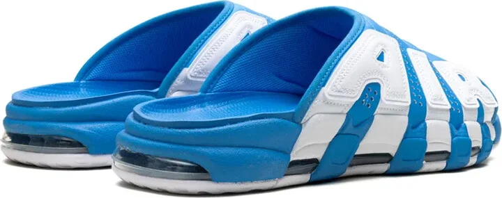 Air More Uptempo "University Blue/White" slides - Image 3