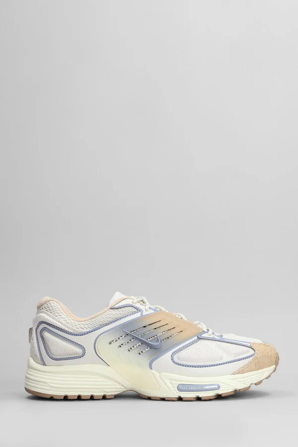 Air Pegasus Wave Sneakers In Beige Leather And Fabric