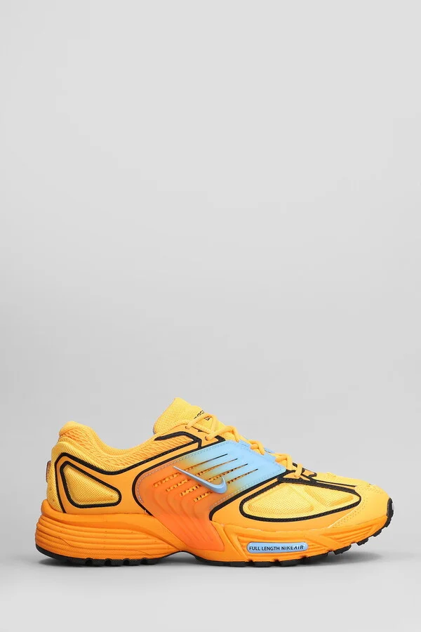 Air Pegasus Wave Sneakers In Orange Leather And Fabric