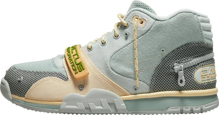 Air Trainer 1/CJ Grey Haze/Olive Aura-Canvas DR7515-001 Men's