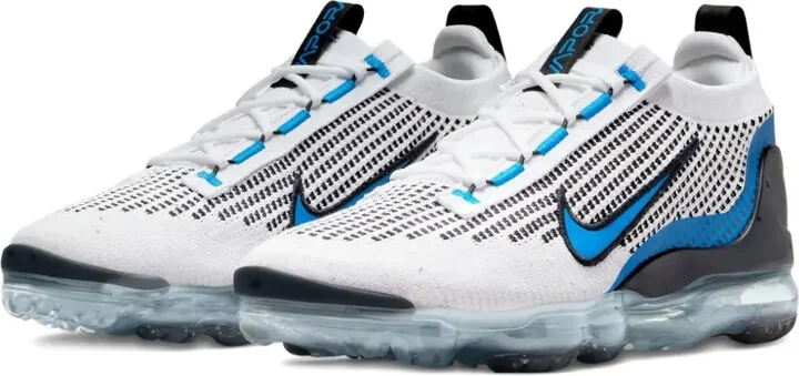 Air VaporMax 2021 Flyknit "White/Black/Photo Blue" sneakers - Image 2