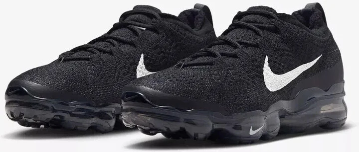 Air VaporMax 2023 Flyknit DV6840-002 Women's 10 Black Running Shoes RHS3702