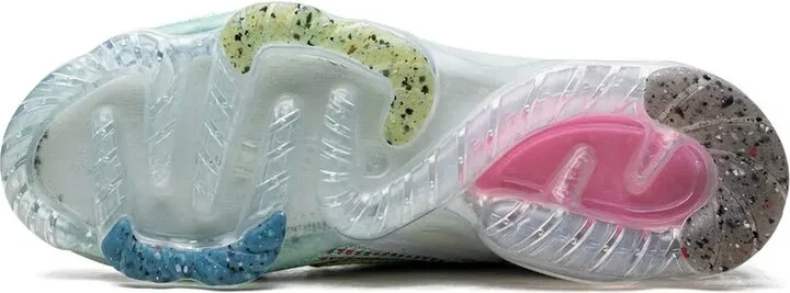 Air Vapormax Flyknit 2021 ''Volt/Black-Photo Blue-Metallic'' sneakers - Image 4