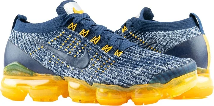 Air VaporMax Flyknit 3 AJ6900-400 Sneakers Men's College Navy Running Shoes