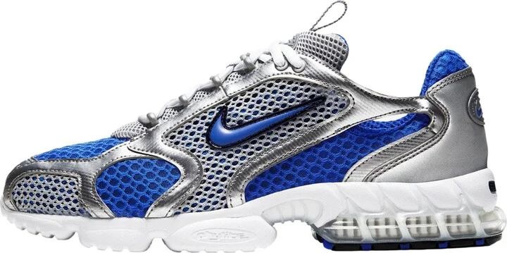Air Zoom Spiridon Cage 2 Metallic Silver / Varsity Royal CJ1288-002 Men's