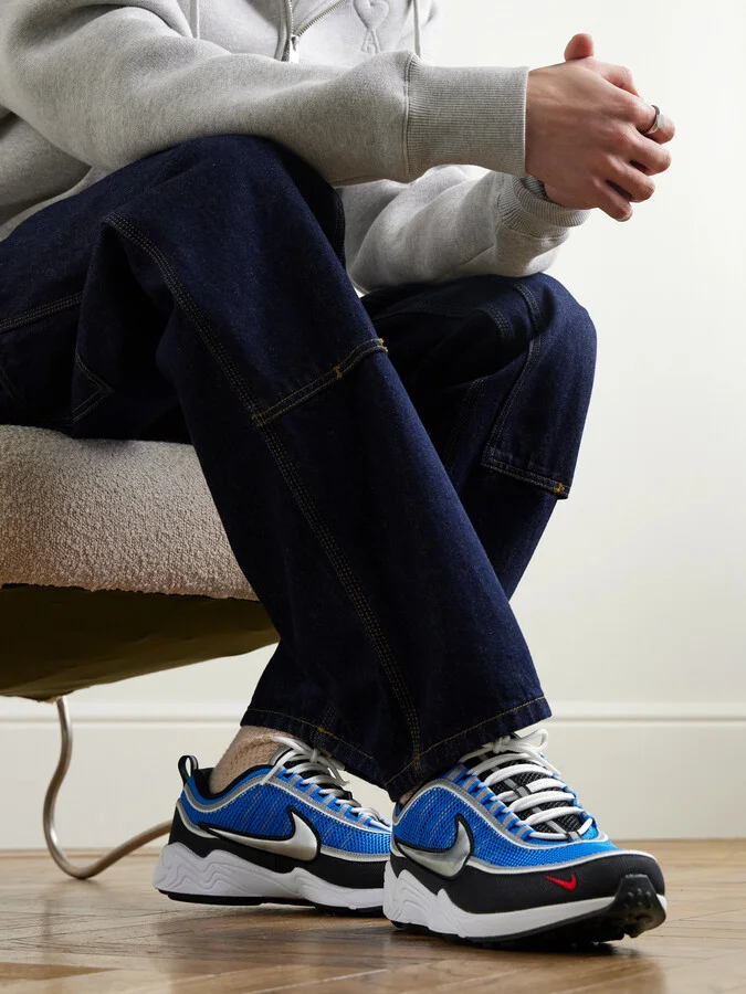 Air Zoom Spiridon Rubber-Trimmed Mesh Sneakers - Image 2