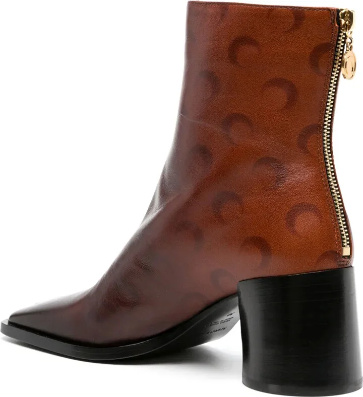 Airbrushed Crescent Moon-print boots - Image 3