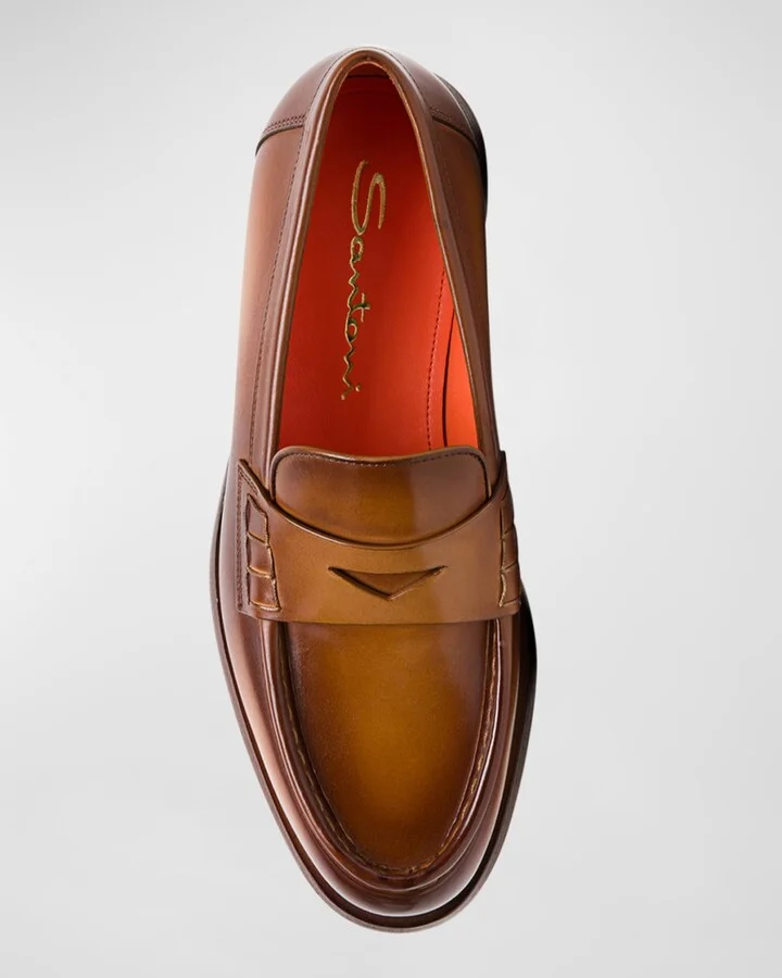 Airglow Classic Leather Penny Loafers - Image 2