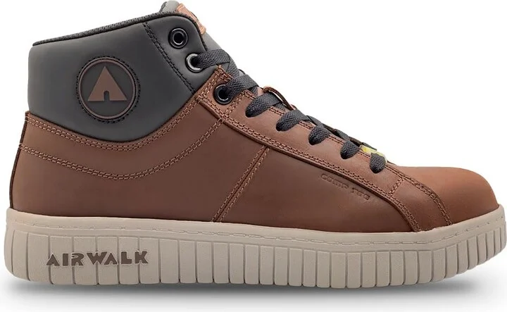 Airwalk Deuce Composite Toe Shoes for Men - Lightweight Work Safety Sneakers - Non-Slip