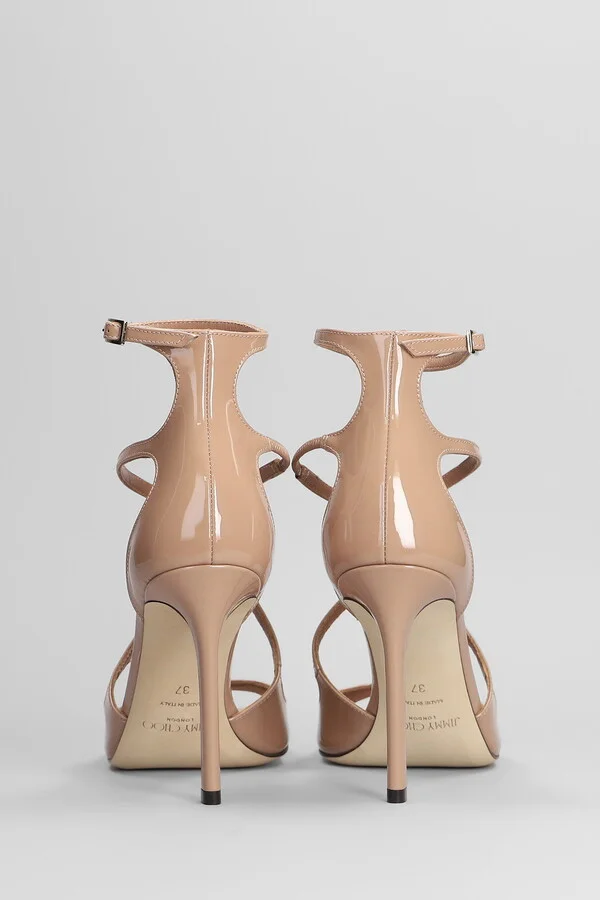 Aiza 95 Sandals In Powder Patent Leather - Image 4