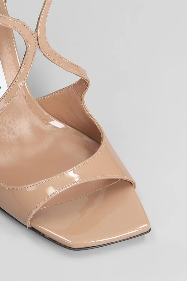 Aiza 95 Sandals In Powder Patent Leather - Image 5