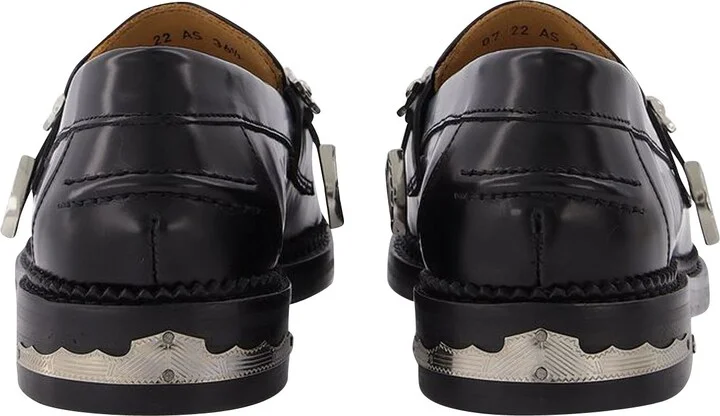 Aj1041 Loafers - Toga Pulla - Black - Polido