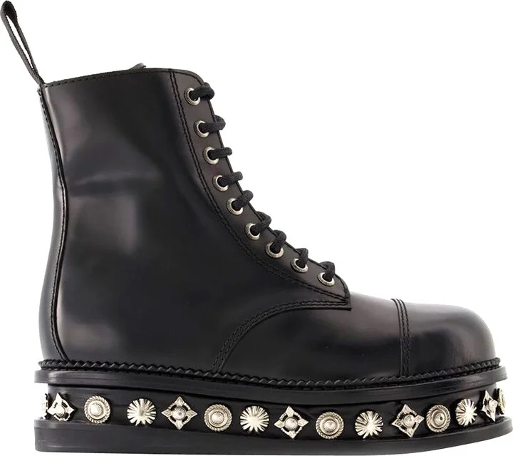 Aj1287 Boots - Toga Pulla - Leather - Black