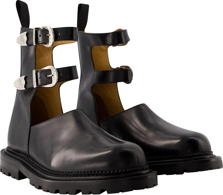 Aj1288 Boots - Toga Pulla - Leather - Black