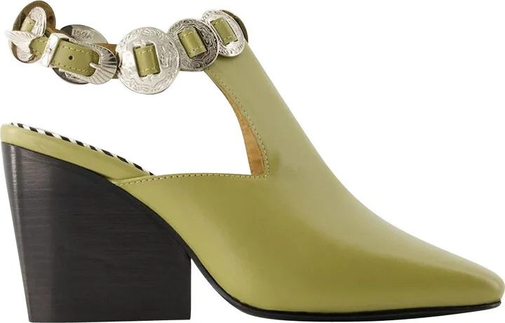 Aj1308 Sandals - Toga Pulla - Leather - Khaki