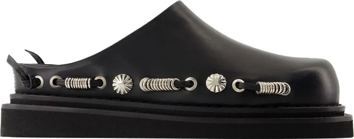 Aj1380 Sandals - Toga Pulla - Leather - Black