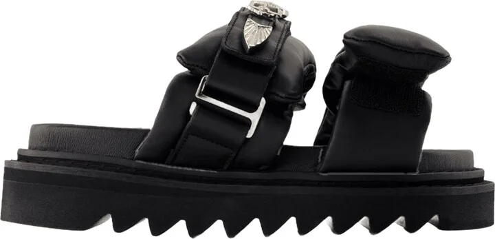 Aj1382 Sandals - Toga Pulla - Leather - Black