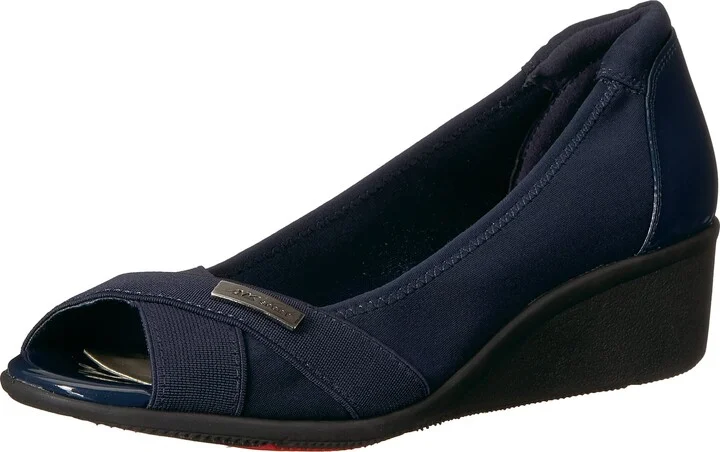 AK Anne Klein Sport Women's Jetta Navy Fabric Shoe