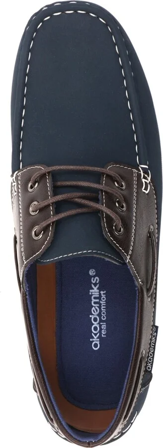 Akademiks Men's Marina Lace-Up Boat Shoes - Image 3