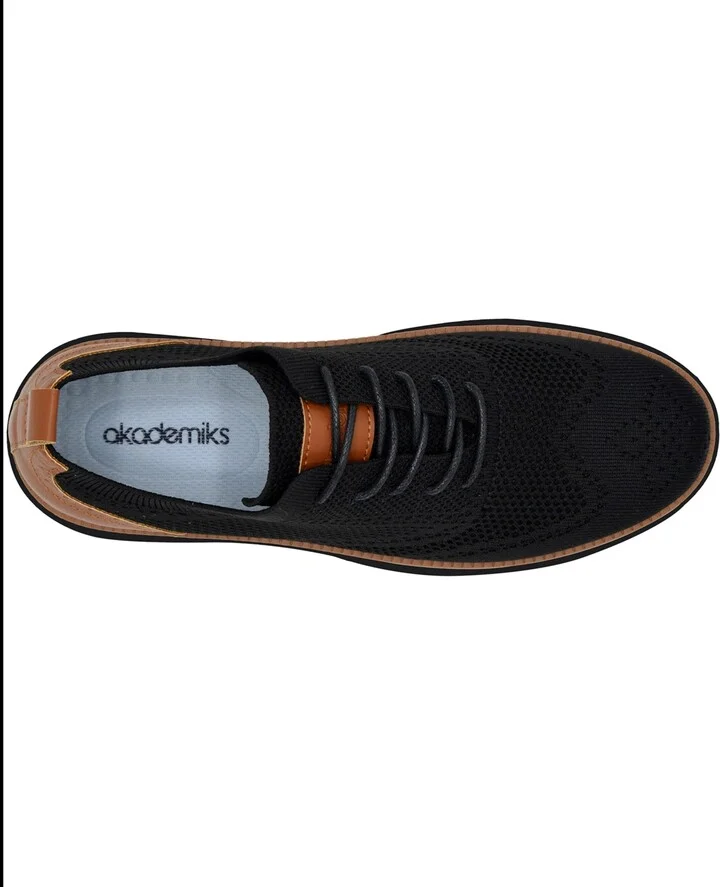 Akademiks Men's Olney Wingtip Knit Oxford Shoes - Image 6